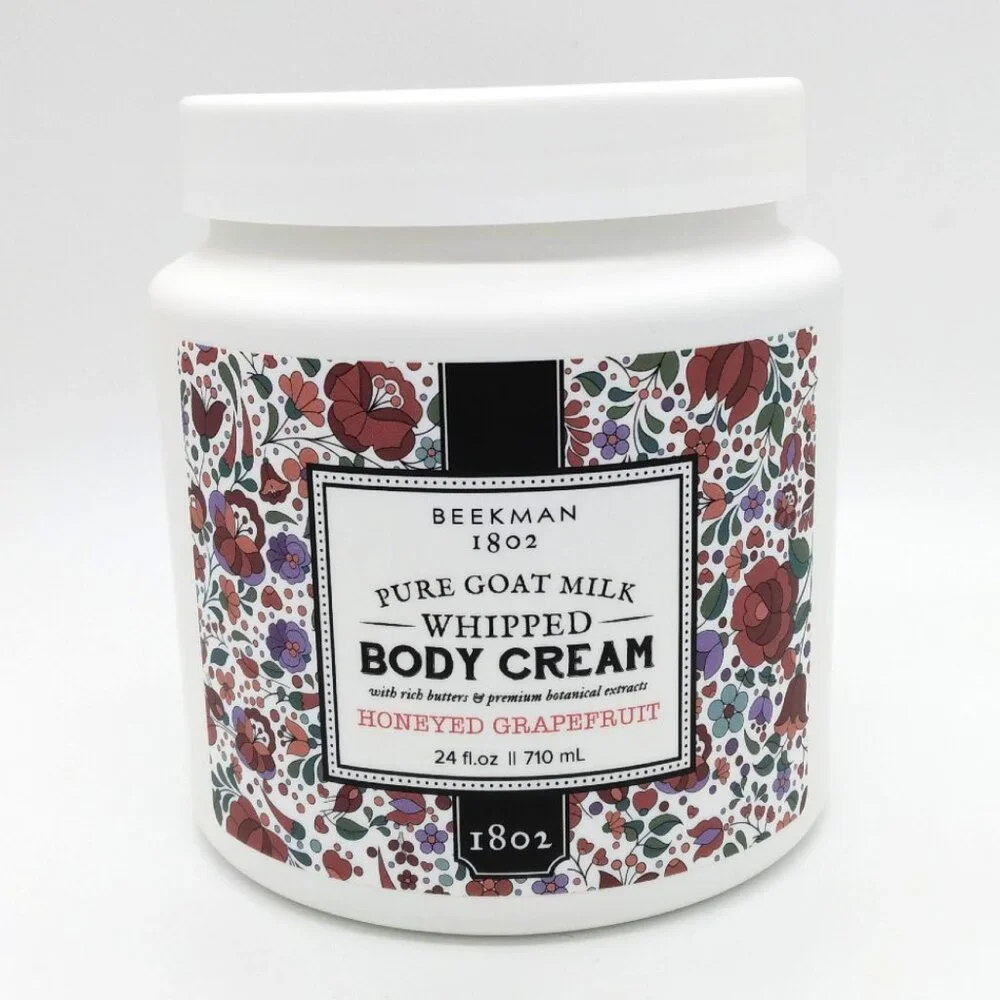 Beekman 1802 Supersize Jar Honeyed Grapefruit Goat Milk Body Cream 24oz Dry Skin